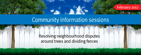 Community information sessions