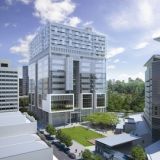 Architects impression of the new Brisbane Supreme Court and District Court building