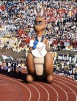 The XII Commonwealth Games being held in Brisbane, October 1982.