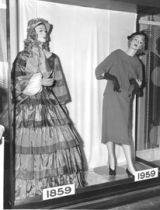 Queensland Centenary shop window display