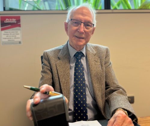 Raymond Anderson, volunteer Justice of the Peace at the Brisbane Magistrates Court.